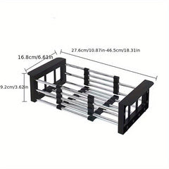 Stainless Steel Retractable Sink Rack Kitchen Drain Rack