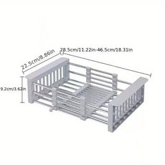 Stainless Steel Retractable Sink Rack Kitchen Drain Rack