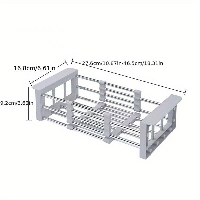 Stainless Steel Retractable Sink Rack Kitchen Drain Rack