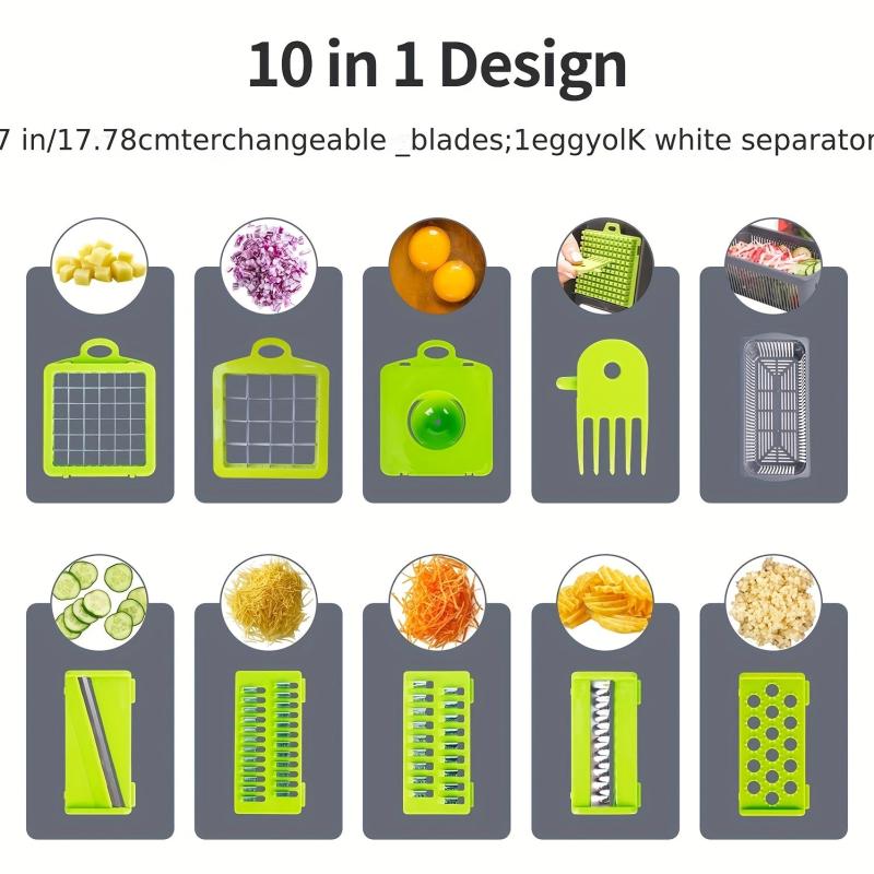 Vegetable Chopper Slicer Onion Dicer Multifunctional Food Cutter Veggie Chopper