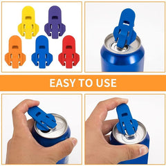 Plastic Shield Can Opener for Easy Soda Beer Can Opening