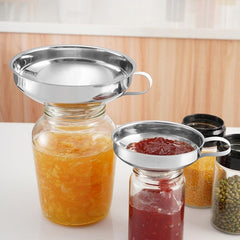 Thickened Stainless Steel Wide Mouth Funnel Large Diameter Jam Funnel