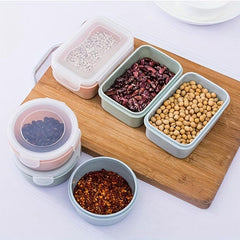Leak Proof Bento Box Washable Salad Box for Office Worker Lunch