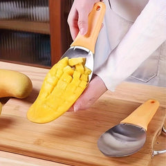 Mango Peeler Tool Cutter Scooping Stainless Steel Slicer Corer Kitchen