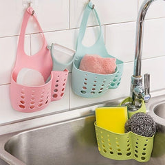Sink Rack Kitchen Sponge Draining Storage Brush Organizer
