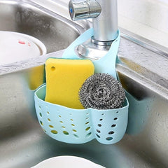 Sink Rack Kitchen Sponge Draining Storage Brush Organizer
