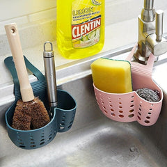 Sink Rack Kitchen Sponge Draining Storage Brush Organizer