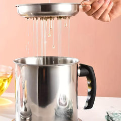 Stainless Steel Filter Pot with Lid - Home Use