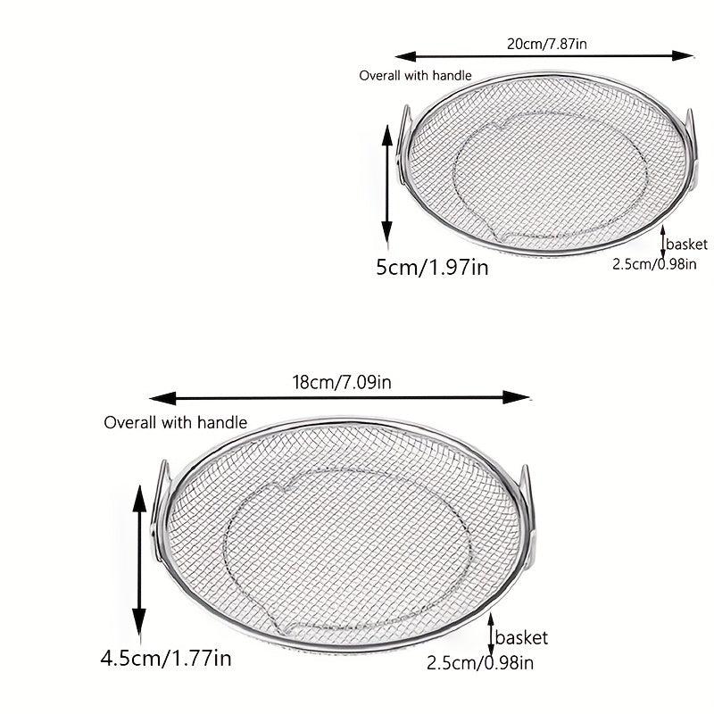Stainless Steel Frying Filter Tray Fine Mesh Filter Basket for Kitchen