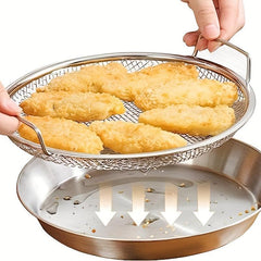 Stainless Steel Frying Filter Tray Fine Mesh Filter Basket for Kitchen