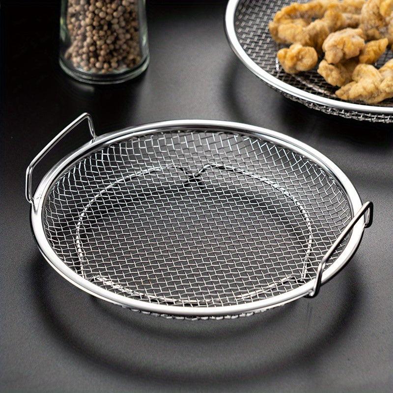 Stainless Steel Frying Filter Tray Fine Mesh Filter Basket for Kitchen