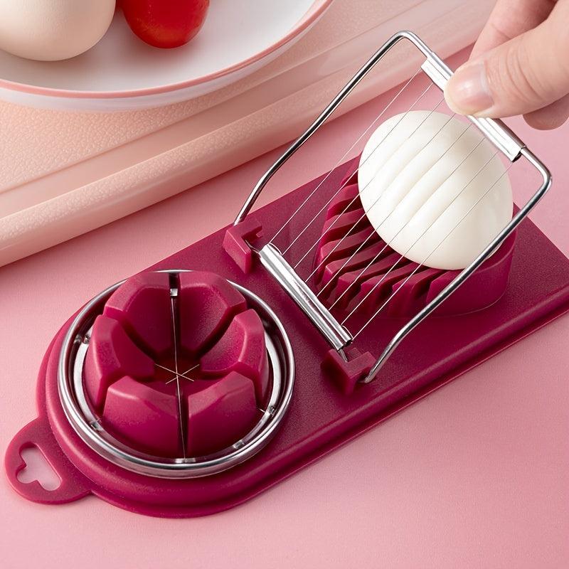 2-in-1 Egg Slicer for Boiled Eggs and Vegetables