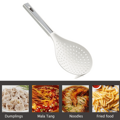 1pc 5.08cm Cooking Spoon Strainer Scoop with Long Handle Colander