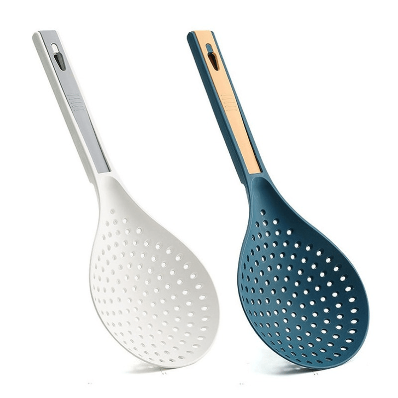 1pc 5.08cm Cooking Spoon Strainer Scoop with Long Handle Colander