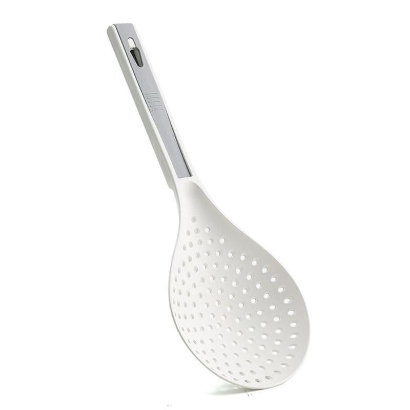 1pc 5.08cm Cooking Spoon Strainer Scoop with Long Handle Colander