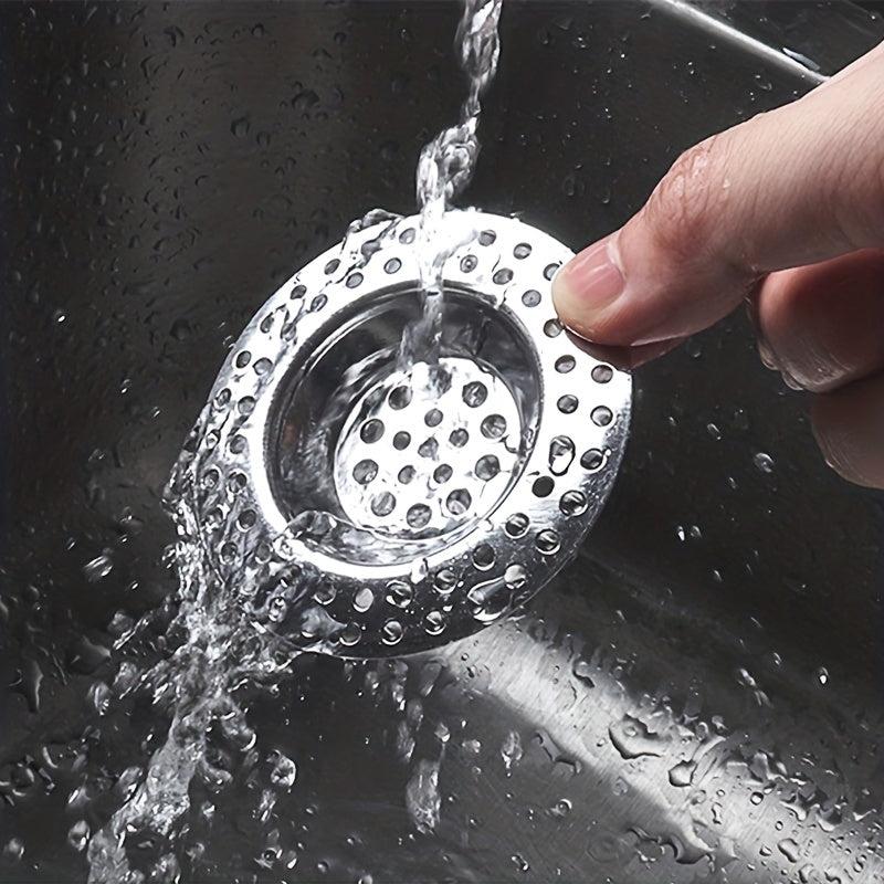 2pcs Sink Basket Strainer Stainless Steel Drain Strainer Kitchen Sink Strainer