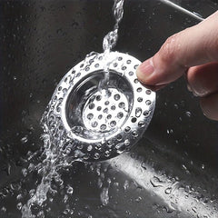 2pcs Sink Basket Strainer Stainless Steel Drain Strainer Kitchen Sink Strainer