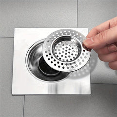 2pcs Sink Basket Strainer Stainless Steel Drain Strainer Kitchen Sink Strainer