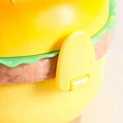 Hamburger Shaped Plastic Lunch Box for Healthy Meals