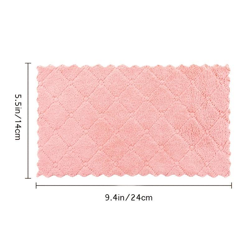 10pcs Microfiber Dish Cloths Absorbent Kitchen Cleaning Towel