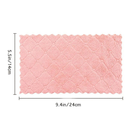 10pcs Microfiber Dish Cloths Absorbent Kitchen Cleaning Towel