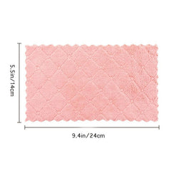 10pcs Microfiber Dish Cloths Absorbent Kitchen Cleaning Towel