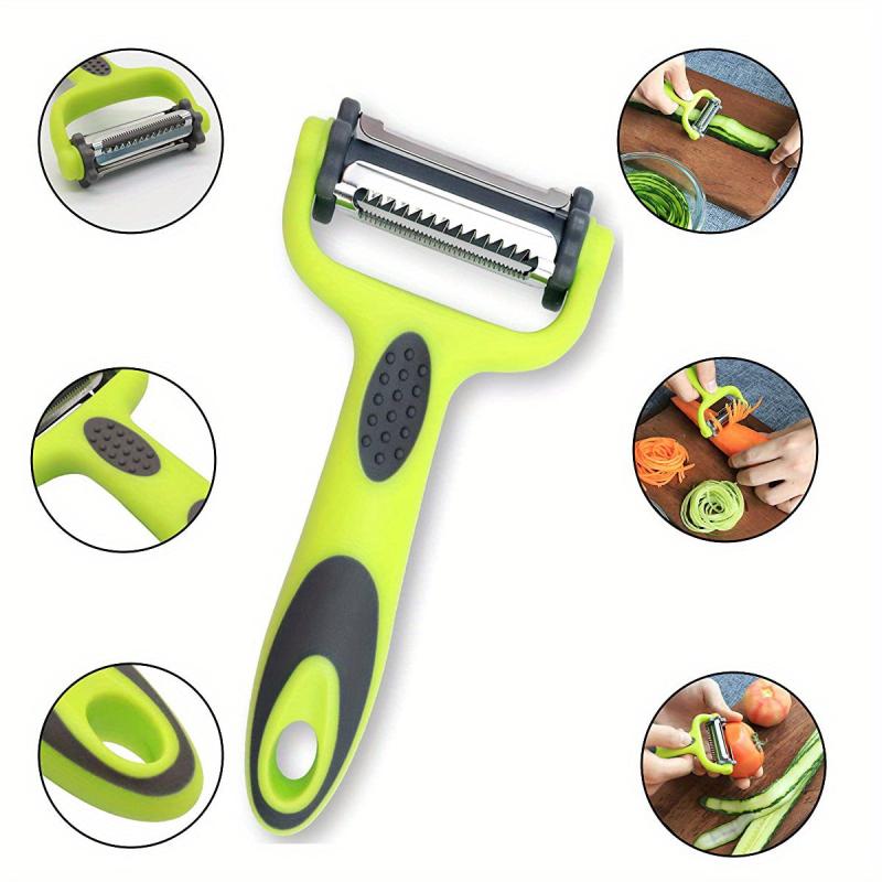 3in1 Fruit Peeler Rotating Stainless Steel Potato Peeler Vegetable Graters