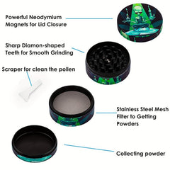 Creative Metal Spice Grinder for Kitchen - Multifunctional Crusher Gadget