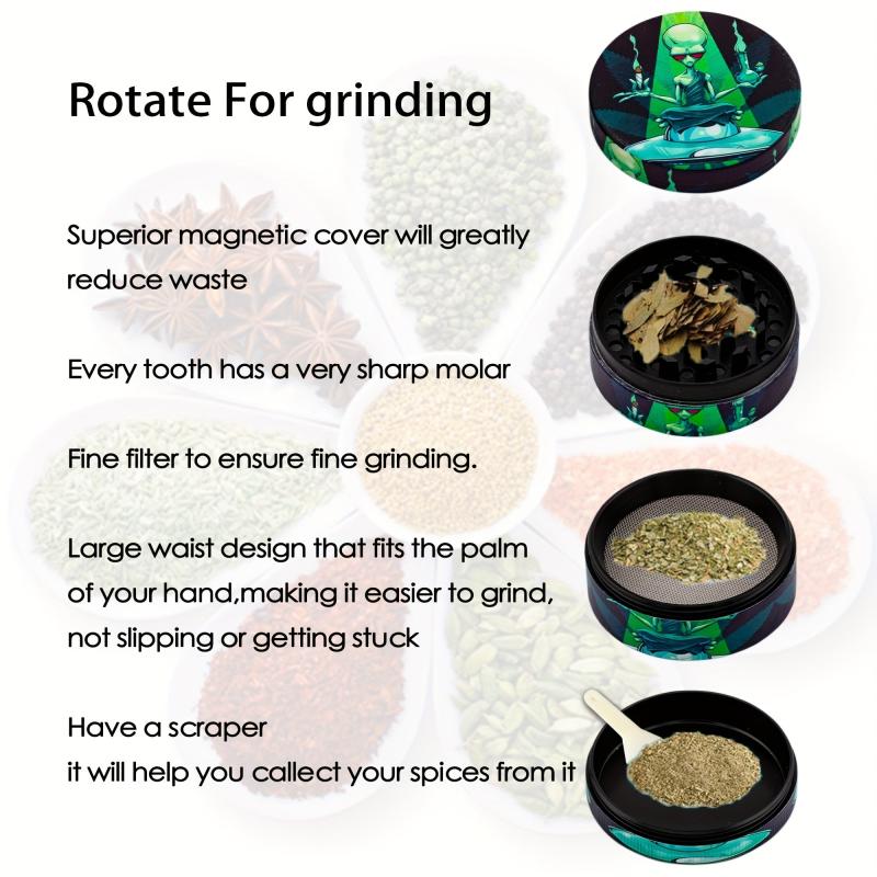 Creative Metal Spice Grinder for Kitchen - Multifunctional Crusher Gadget