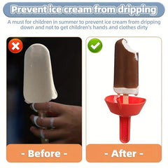 No Drip Ice Cream Stand with Drip-Free Design