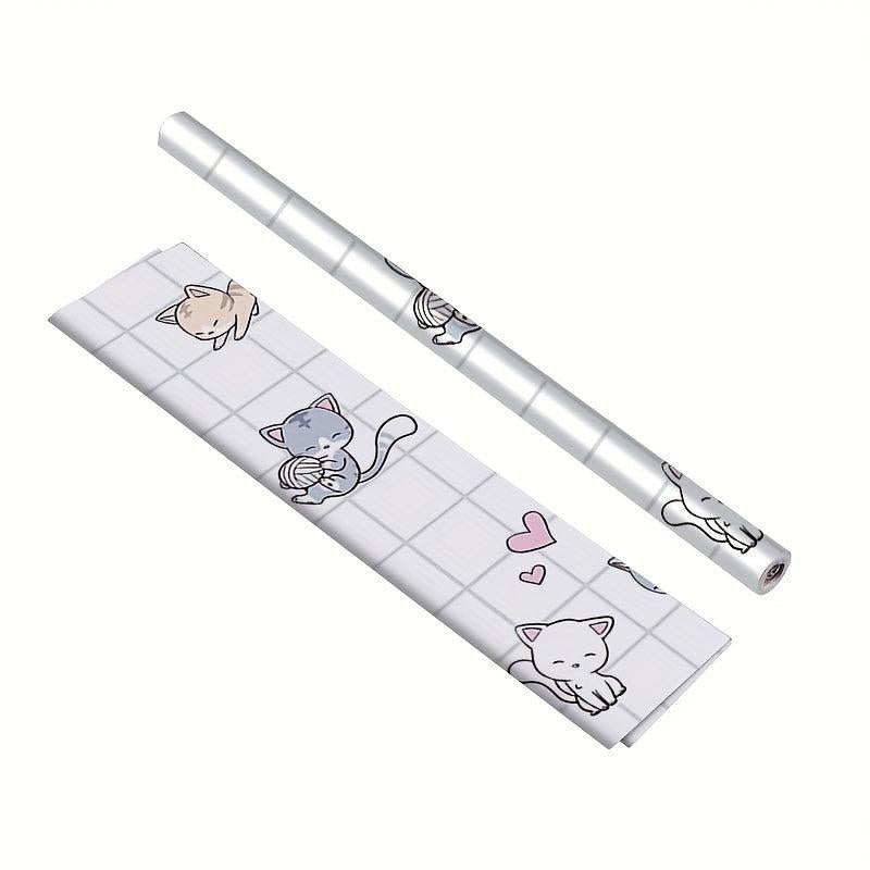1pc Cartoon Self-Adhesive Waterproof Wallpaper Peel And Stick Paper Wall Sticker