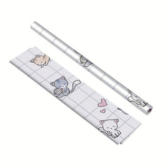 1pc Cartoon Self-Adhesive Waterproof Wallpaper Peel And Stick Paper Wall Sticker