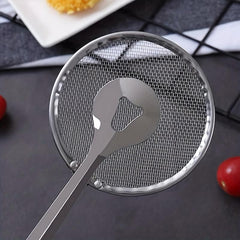 Stainless Steel Food Clip & Filter Mesh Tongs for Frying & Straining
