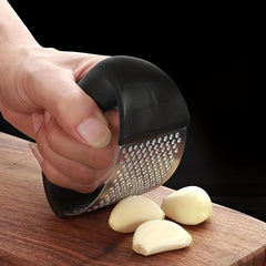 Stainless Steel Garlic Press Easy to Use and Clean for Mincing and Crushing