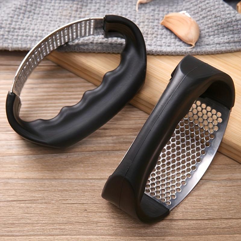 Stainless Steel Garlic Press Easy to Use and Clean for Mincing and Crushing