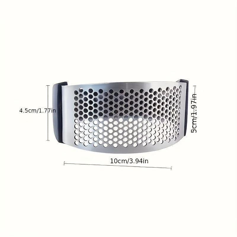 Stainless Steel Garlic Press Easy to Use and Clean for Mincing and Crushing