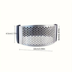 Stainless Steel Garlic Press Easy to Use and Clean for Mincing and Crushing
