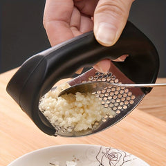 Stainless Steel Garlic Press Easy to Use and Clean for Mincing and Crushing