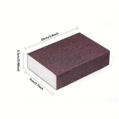 6pcs Cleaning Sponge Brown Scouring Pad Reusable Dish Sponge