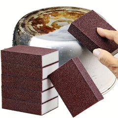 6pcs Cleaning Sponge Brown Scouring Pad Reusable Dish Sponge