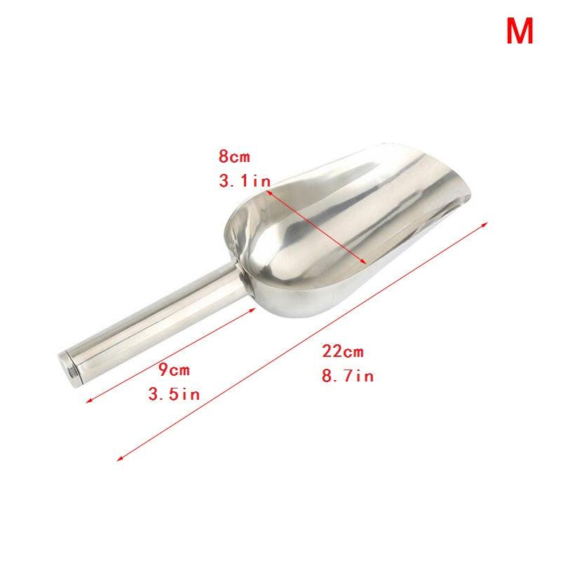 Stainless Steel Ice Scoop for Candy Bars Ice Cream 3 Sizes