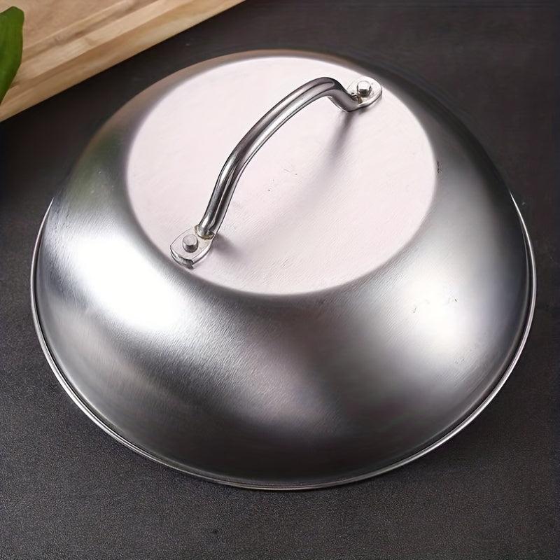 Stainless Steel Steak Lid for Grilling - Hemispherical Lid with Handle
