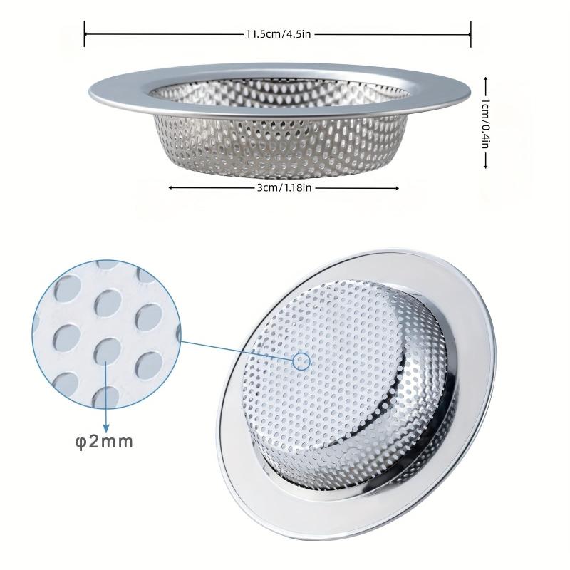 Stainless Steel Sink Basket Strainer Kitchen Drain Stopper