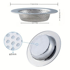 Stainless Steel Sink Basket Strainer Kitchen Drain Stopper