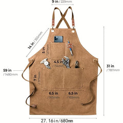 Waterproof Carrotez Chef Apron Adjustable Cross Back Kitchen Apron