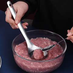 Stainless Steel Meatball Spoon Meat Baller Fish Ball Maker Kitchen Gadget