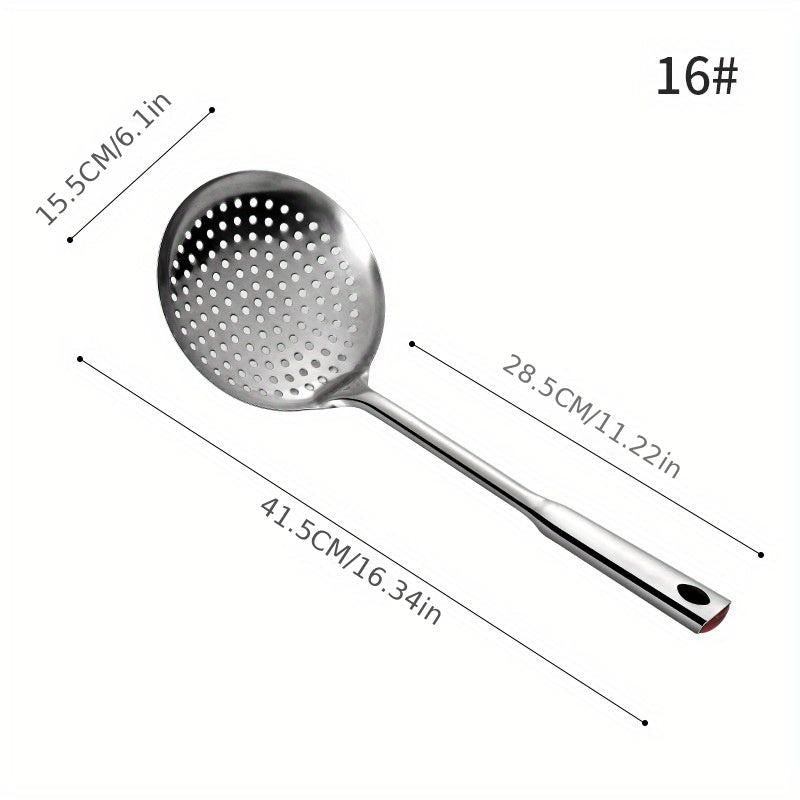 Stainless Steel Colander Spoon Kitchen Drain Spoon