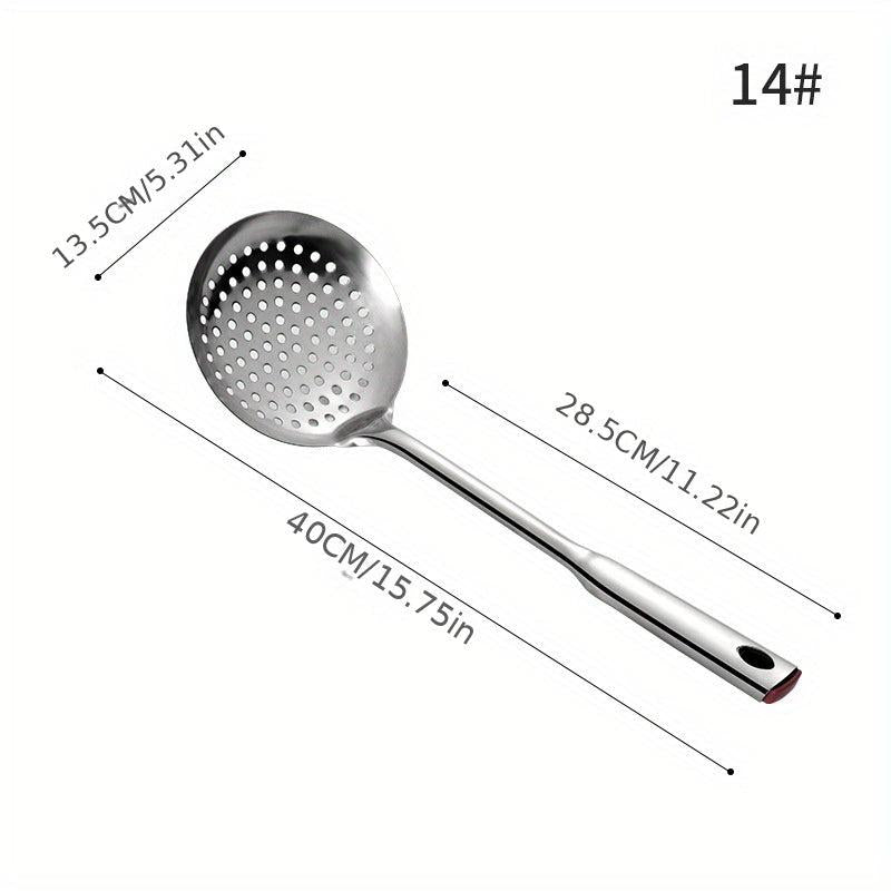 Stainless Steel Colander Spoon Kitchen Drain Spoon