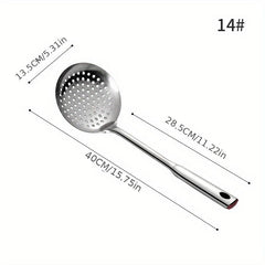 Stainless Steel Colander Spoon Kitchen Drain Spoon