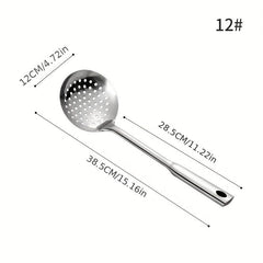Stainless Steel Colander Spoon Kitchen Drain Spoon